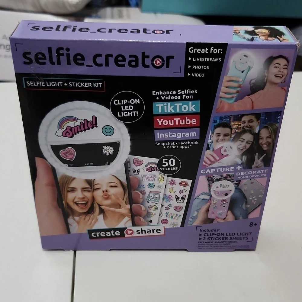 Selfie creator selfish light +stickers